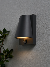 Vesoul Outdoor Wall Light with PIR Sensor, Anthracite - Image 4
