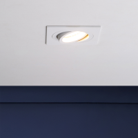 Pasto Single Alum Sq Adj DL GU10 White - Image 4