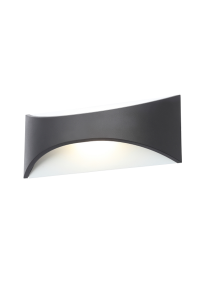 Stroud 6w LED Wall Light Blk - Image 2