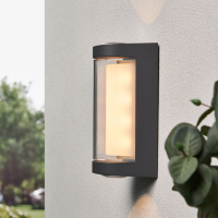 Anak Up and Down LED CCT Outdoor Wall Light, Anthracite - Image 2