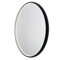 Roc 35w LED Framed Mirror Demist IP44 Black