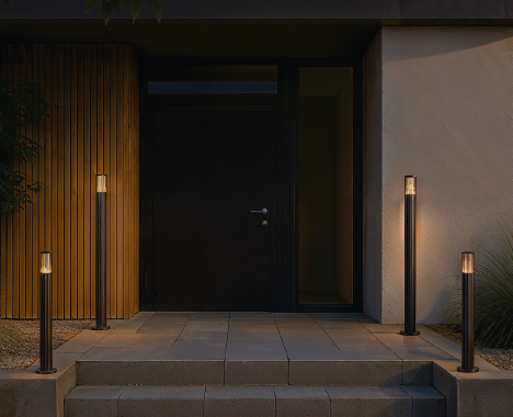 Muto Adjustable Outdoor Post Light, Anthracite - Image 4