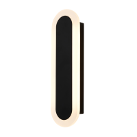 Ren 10 Watt Outdoor CCT Linear Wall Light, Black