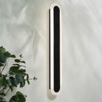 Ren 16 Watt Outdoor CCT Linear Wall Light, Black - Image 2