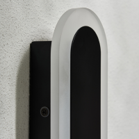 Ren 16 Watt Outdoor CCT Linear Wall Light, Black - Image 3