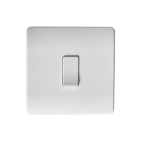 1 Gang Switch comp On/Off/Dim Matt Wht IP20 CR2032