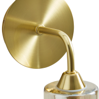 Patras Bathroom Wall Light, Satin Brass - Image 3
