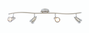 Elara Satin nickel 4 light bar