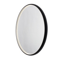 Roc LED Framed Mirror with Demist Black