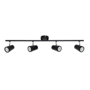 Freya Bathroom Ceiling Spotlight Bar, Matt Black