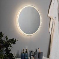 Esk Round LED Mirror with Demist - Image 2