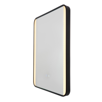 Lori CCT LED Bathroom Mirror with Motion Sensor and Demist - Matt Black - Image 2