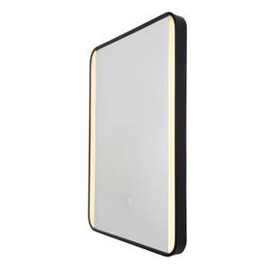 Lori CCT LED Bathroom Mirror with Motion Sensor and Demist - Matt Black