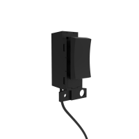 Kinetic Slim Click Grid Switch Dimmable Matt Black