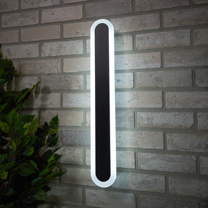 Ren 32w CCT Linear Wall Light 120cm IP65 Black