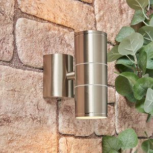 Islay Up and Down Outdoor Wall Light, Stainless Steel - Image 7