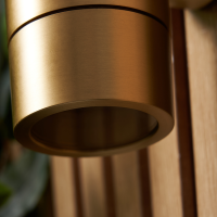 Brac Solid Brass Outdoor Up & Down Wall Light, Brass - Image 6