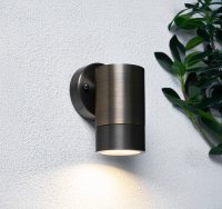 Brac Solid Brass Outdoor Up or Down Wall Light, Antique Bronze - Image 7