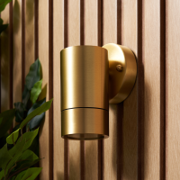 Brac Solid Brass Outdoor Up or Down Wall Light, Antique Brass - Image 5