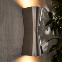Skye Outdoor Double Cone Style LED Up and Down Wall Light, Anthracite - Image 6
