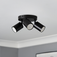 Joshua 3 Light Spotlight Plate Black - Image 2