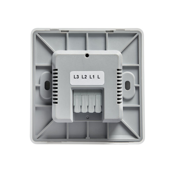 3 Gang RF In Wall Switch Unit On/Off Matt White - Image 3