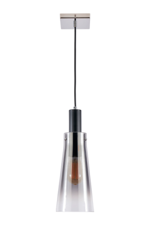 Atrani 1 light ceiling pendant Blk/Omb