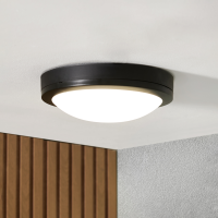 Zien Bulkhead Outdoor Wall Light 12W Black - Image 3