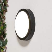 Zien Bulkhead Outdoor Wall Light 12W Black - Image 5