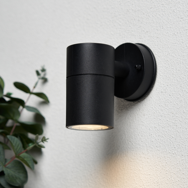 Neso Outdoor Single Up Or Down Wall Light, Black - Image 5