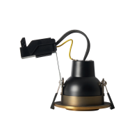 Eros IP65 GU10 Fire Rated Tilt Downlight Black - Image 3