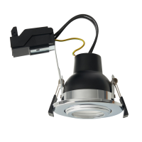 Eros IP65 GU10 Fire Rated Tilt Downlight Chrome - Image 6