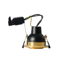 Eros IP65 GU10 Fire Rated Tilt Downlight Satin Brass - Image 8