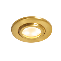 Eros IP65 GU10 Fire Rated Tilt Downlight Satin Brass - Image 10