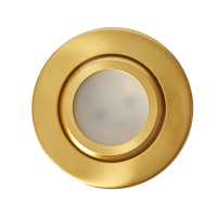 Eros IP65 GU10 Fire Rated Tilt Downlight Satin Brass - Image 13