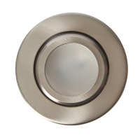 Eros IP65 GU10 Fire Rated Tilt Downlight Satin Nickel - Image 9