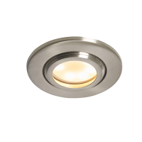 Eros IP65 GU10 Fire Rated Tilt Downlight Satin Nickel - Image 10