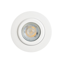 Eros IP65 GU10 Fire Rated Tilt Downlight White - Image 5