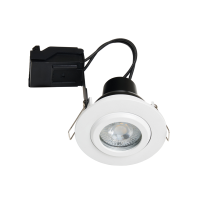 Eros IP65 GU10 Fire Rated Tilt Downlight White - Image 6