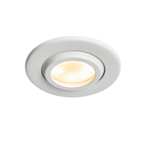 Eros IP65 GU10 Fire Rated Tilt Downlight White - Image 9
