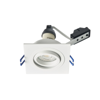 Pasto Single Alum Sq Adj DL GU10 White - Image 5