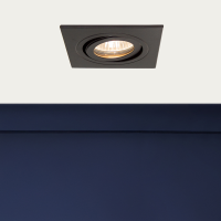 Cali Square IP65 Tiltable Downlight, Matt Black - Image 8