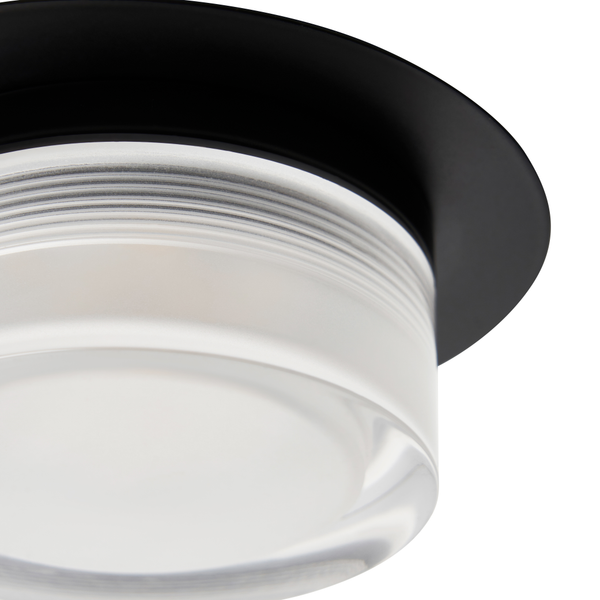 Amalfi LED Bathroom Dual Mount Ceiling Light, matt black - Image 2