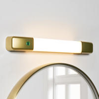 10w LED Shaver Light 3xCCT/Dim IP44 Satin Brass - Image 2