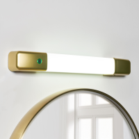 10w LED Shaver Light 3xCCT/Dim IP44 Satin Brass - Image 4