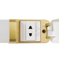 10w LED Shaver Light 3xCCT/Dim IP44 Satin Brass - Image 7